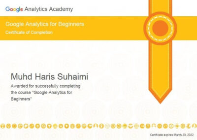 Haris Suhaimi - Google Analytics for Beginners