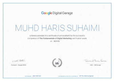 Haris Suhaimi - Google Digital Garage